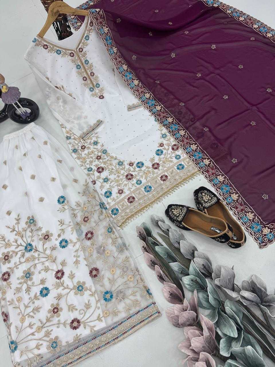 Ynf Georgette KESH512 1678 Suits & Dresses Wholesale Ladies Suits Palazzo Suit Embroidered Suits Manufacturer