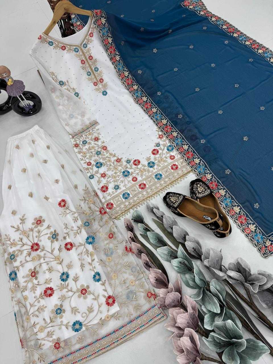 Ynf Georgette KESH512 1678 Suits & Dresses Wholesale Ladies Suits Palazzo Suit Embroidered Suits Manufacturer