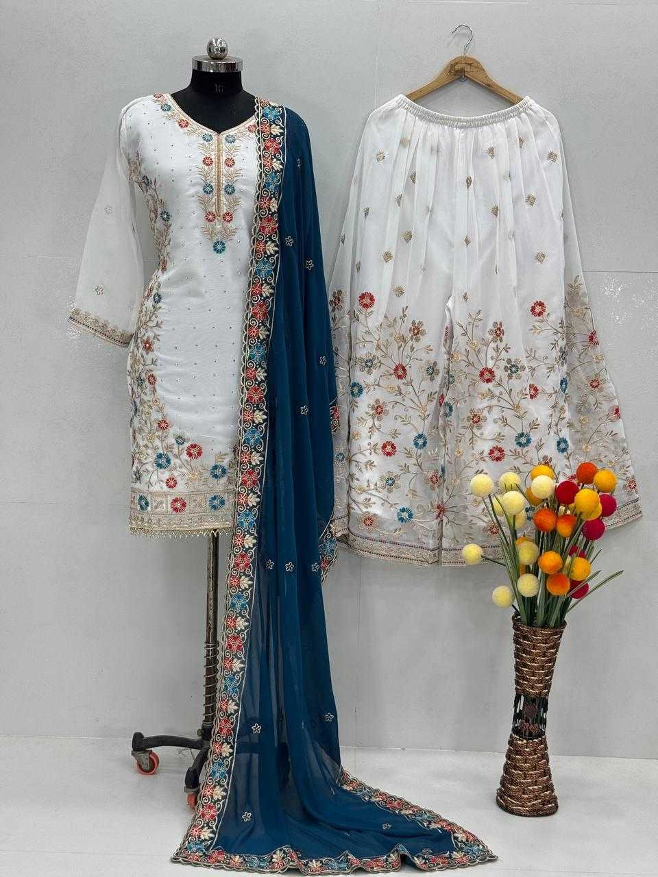 Ynf Georgette KESH512 1678 Suits & Dresses Wholesale Ladies Suits Palazzo Suit Embroidered Suits Manufacturer