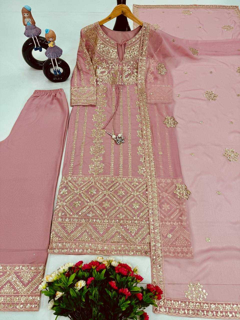 Ynf Georgette KESH512 202 Suits & Dresses Wholesale Ladies Suits Dresses Designer Suits Manufacturer