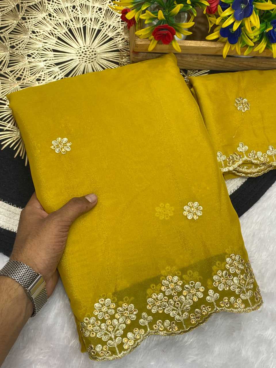 Ynf Georgette KESH514 NEW DESIGN Sarees Wedding Collections Festive Collections Wholesale Georgette Sarees Zari Border Sarees Sarees With Blouse Manufacturer