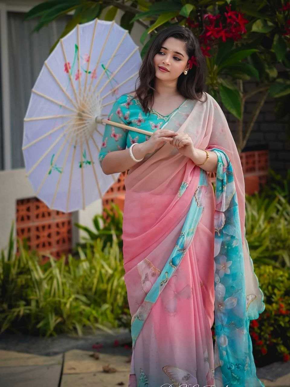 Ynf Georgette KESH518 4401 Sarees Wedding Collections Festive Collections Wholesale Printed Sarees Georgette Sarees Hand Work Sarees Manufacturer