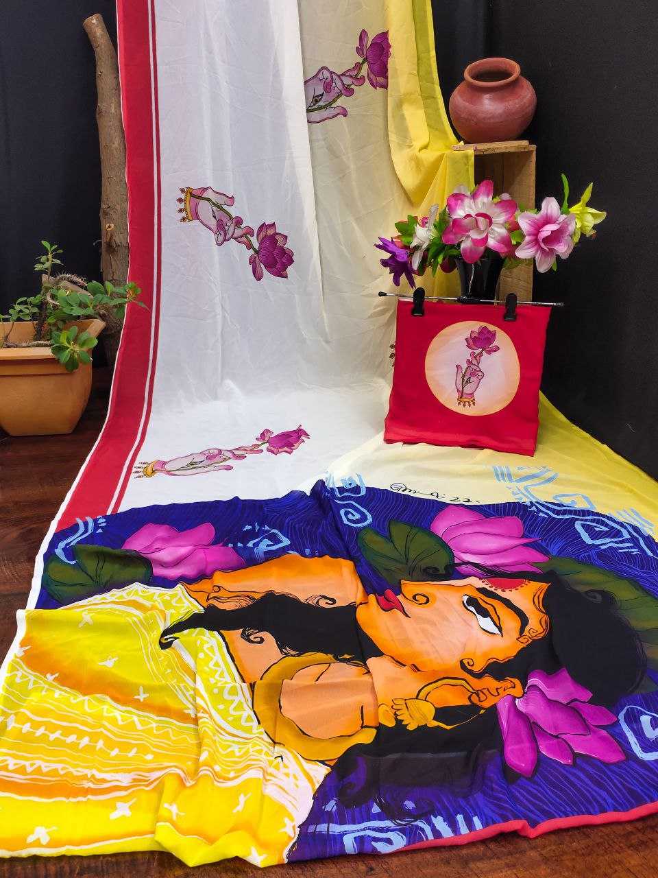 Ynf Georgette KESH518 4411 Sarees Festive Collections Wholesale Printed Sarees Georgette Sarees Diwali Collections Manufacturer