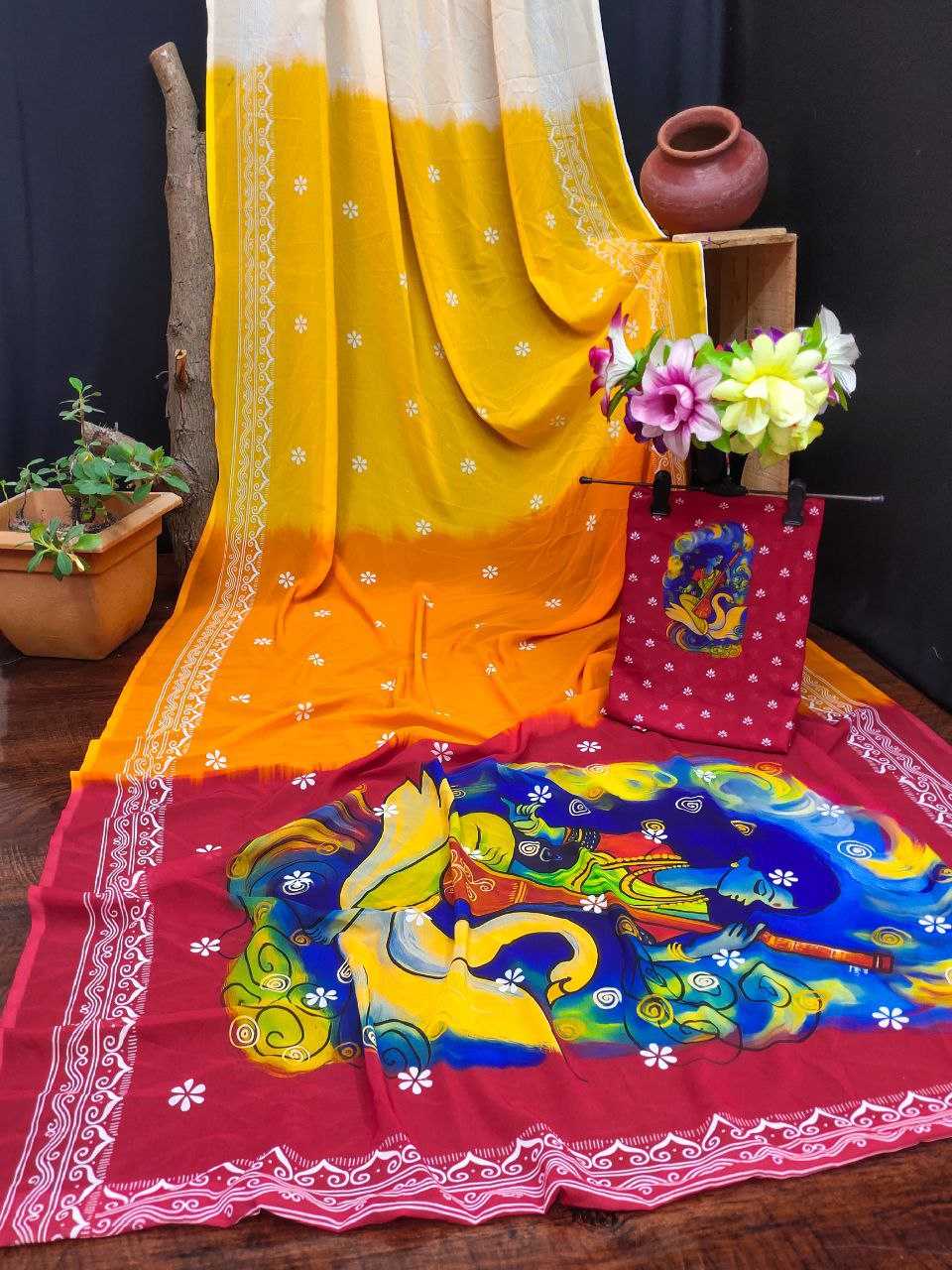 Ynf Georgette KESH518 4411 Sarees Festive Collections Wholesale Printed Sarees Georgette Sarees Diwali Collections Manufacturer