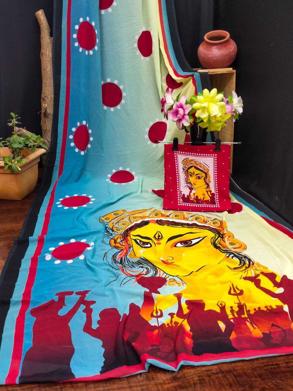 Ynf Georgette KESH518 4411 Sarees Festive Collections Wholesale Printed Sarees Georgette Sarees Diwali Collections Manufacturer