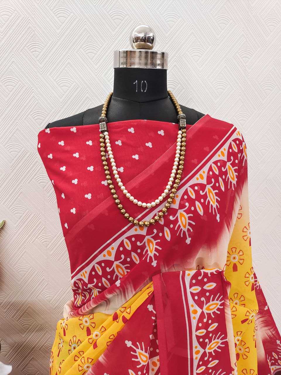 Ynf Georgette KESH518 4411 Sarees Festive Collections Wholesale Printed Sarees Georgette Sarees Diwali Collections Manufacturer