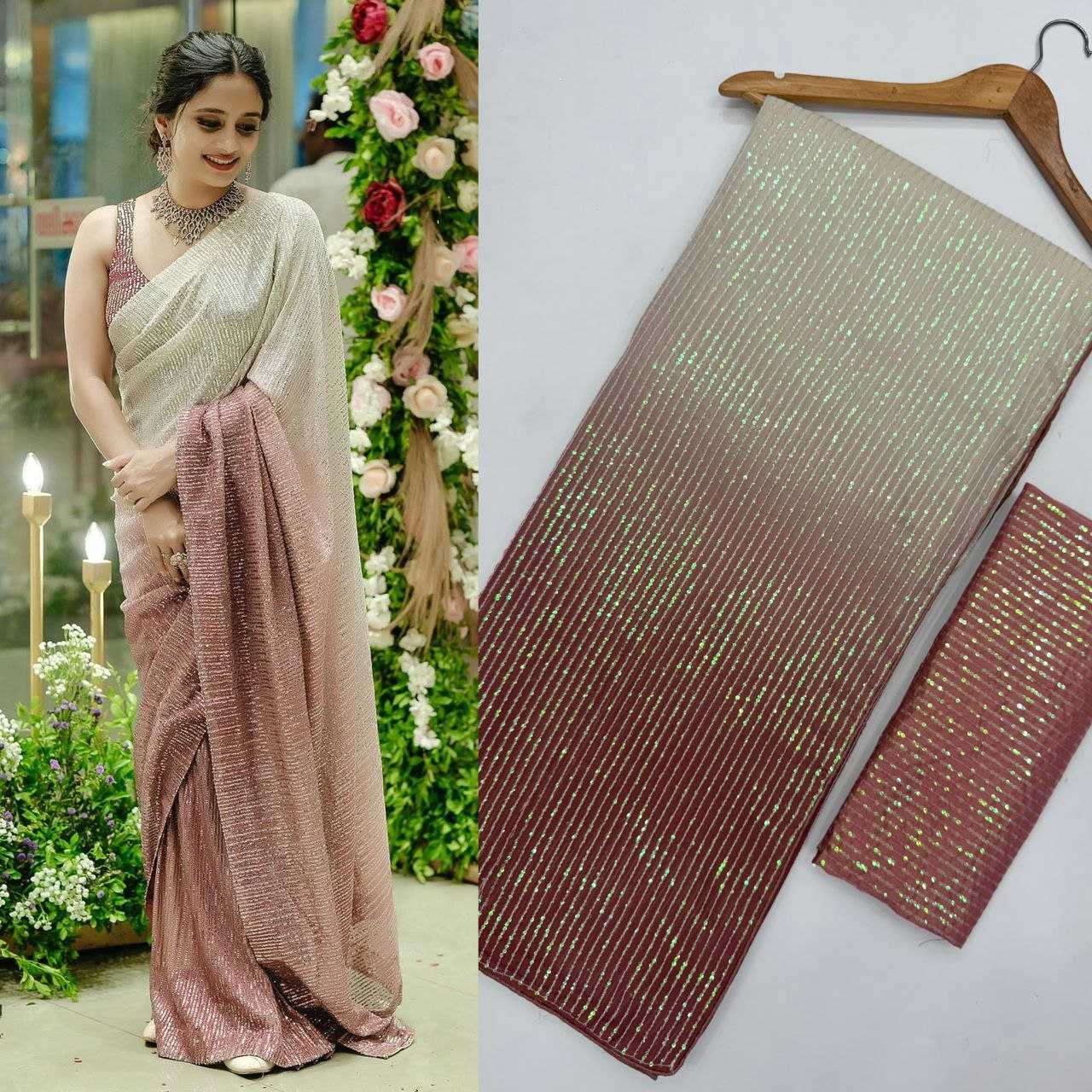 Ynf Georgette KESH524 3454 Sarees Wholesale Designer Sarees Fancy Sarees Embroidered Sarees Manufacturer