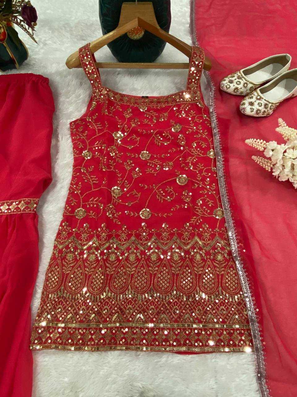 Ynf Georgette KESH526 93 Suits & Dresses Wholesale Sharara Salwar Suits Embroidery Suits Georgette Suit Manufacturer