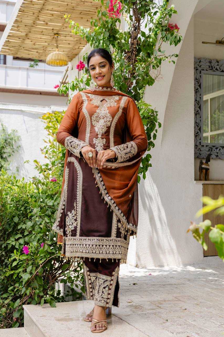 Ynf Georgette KESH533 5114 Suits & Dresses Wholesale Ladies Suits Kashmiri Suits Embroidery Suits Wedding Suits Manufacturer