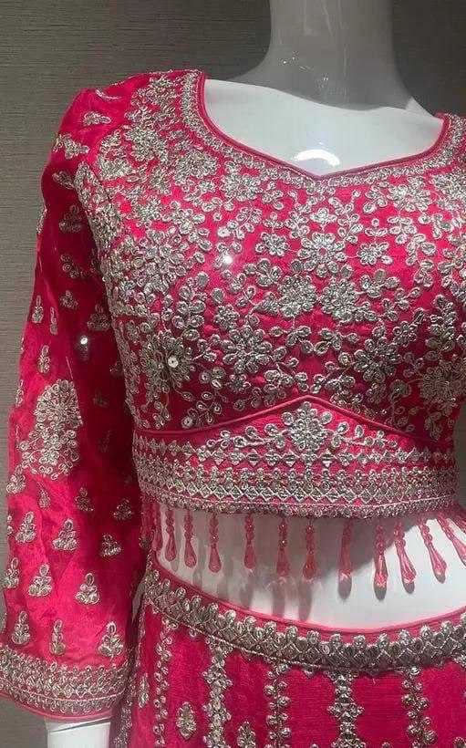 Ynf Georgette KESH540 34 Lehengas Wholesale Embroidered Lehenga Manufacturer