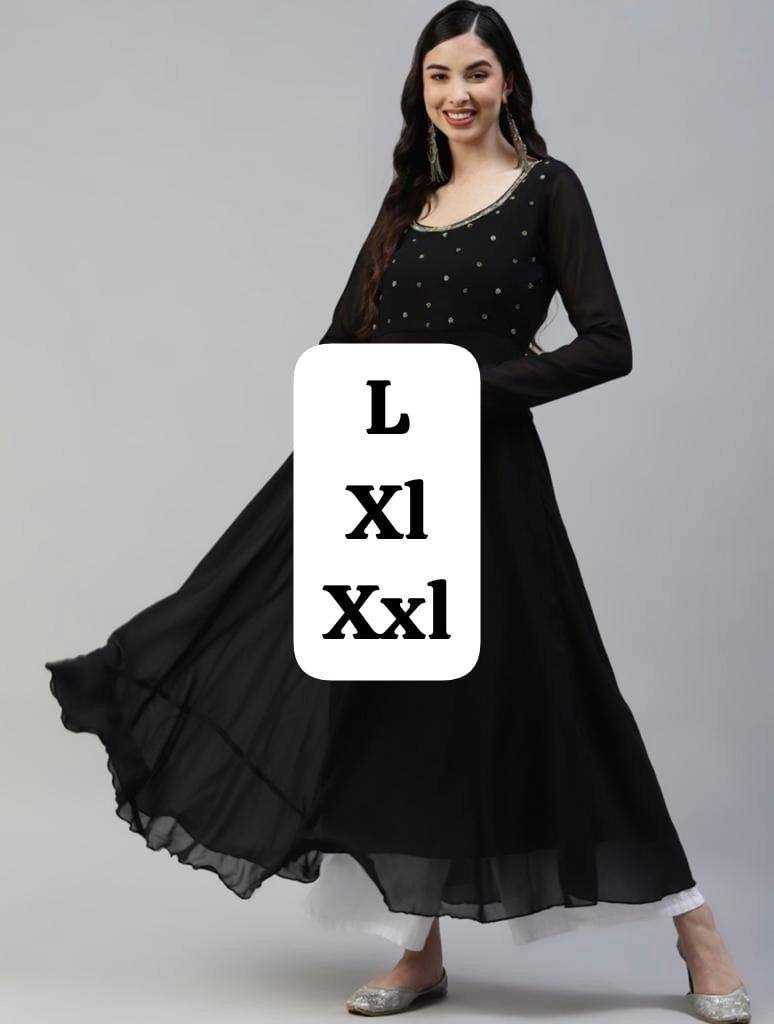 Ynf Georgette KESH544 216 Gowns Wholesale Fancy Gowns Anarkali Gown Party Gowns Full Sleeve Gowns Manufacturer
