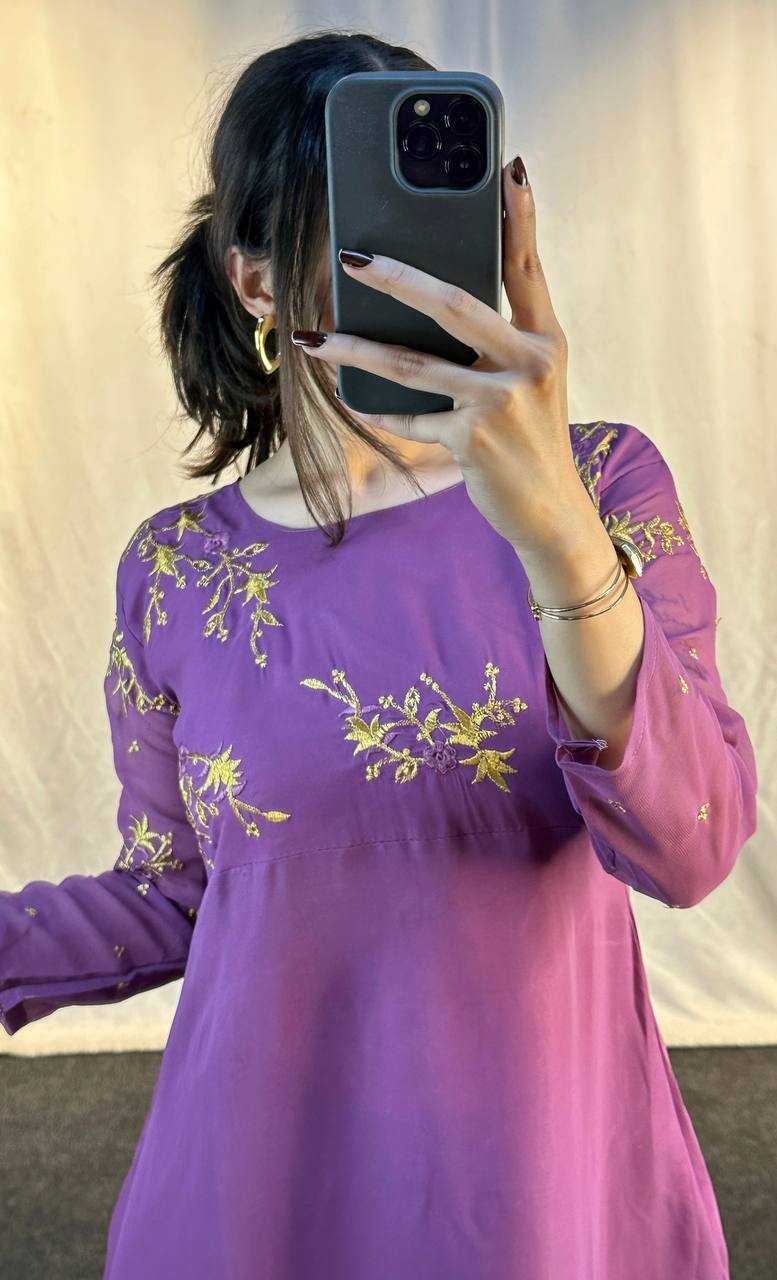Ynf Georgette KESH544 221 Gowns Wholesale Printed Gowns Fancy Gowns Embroidery Gowns Manufacturer
