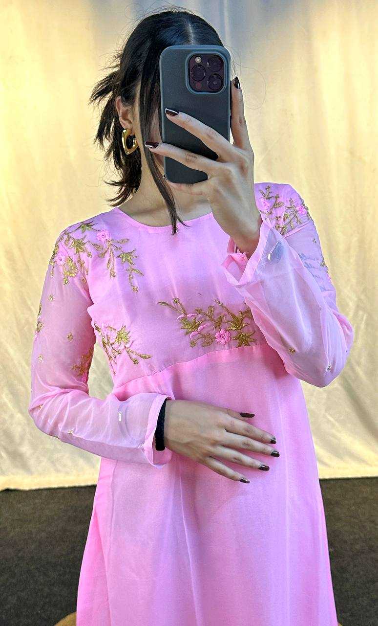 Ynf Georgette KESH544 221 Gowns Wholesale Printed Gowns Fancy Gowns Embroidery Gowns Manufacturer