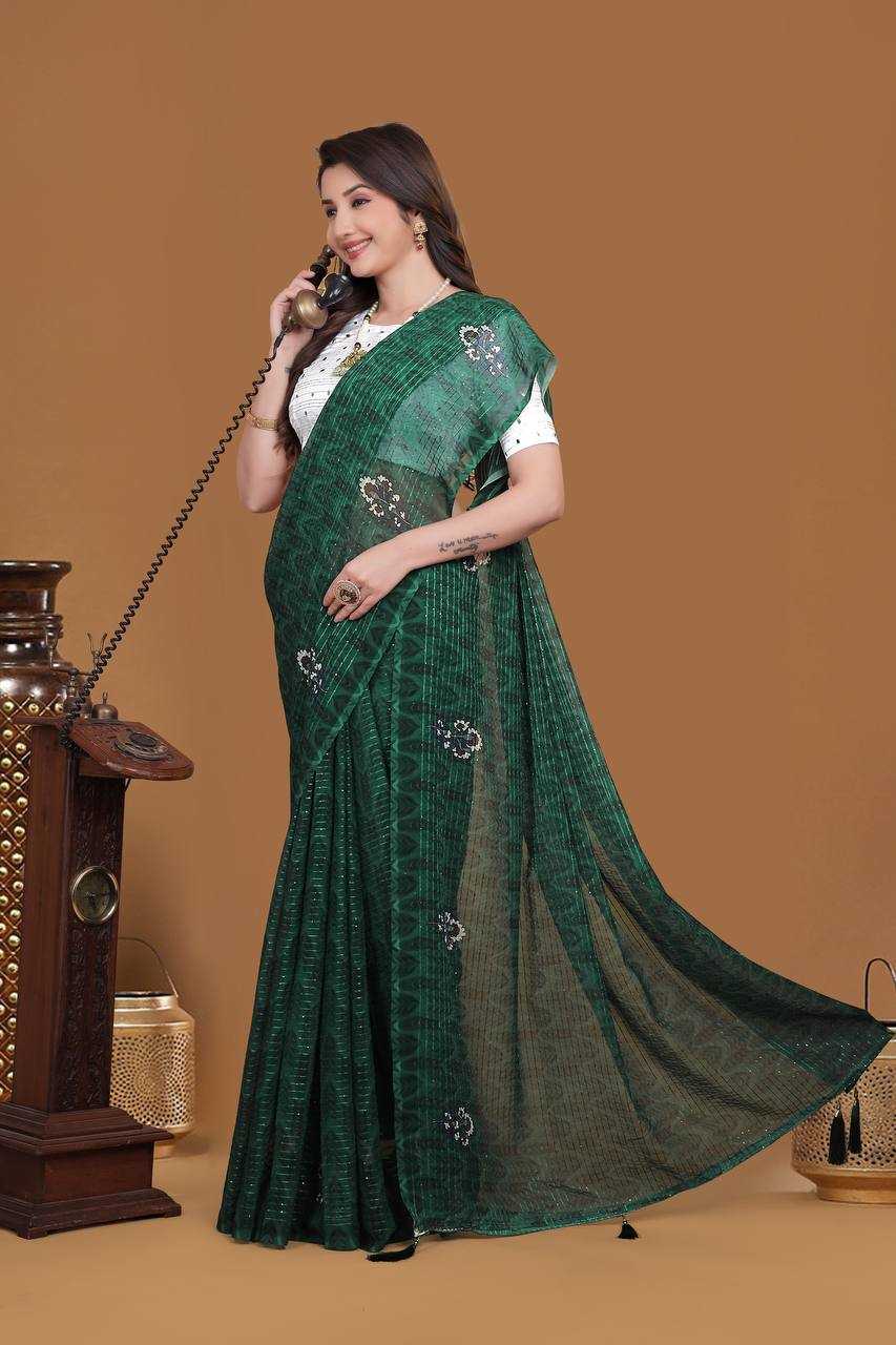 Ynf Georgette KESH556 161 Sarees Wedding Collections Festive Collections Wholesale Printed Sarees Georgette Sarees Sarees With Blouse Manufacturer
