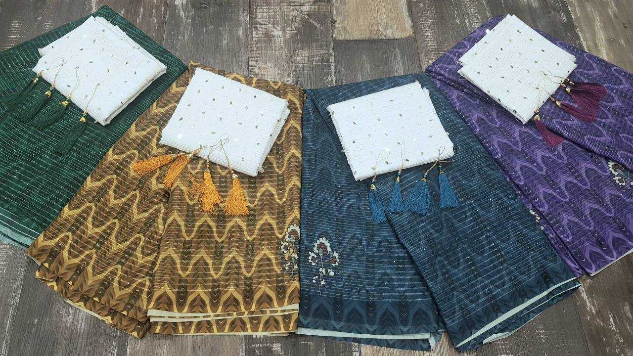 Ynf Georgette KESH556 161 Sarees Wedding Collections Festive Collections Wholesale Printed Sarees Georgette Sarees Sarees With Blouse Manufacturer