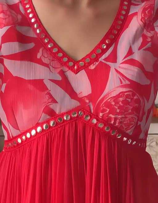 Ynf Georgette KESH559 3008 Gowns Western Wears Festive Collections Wholesale Printed Gowns Anarkali Gown Georgette Gown Manufacturer