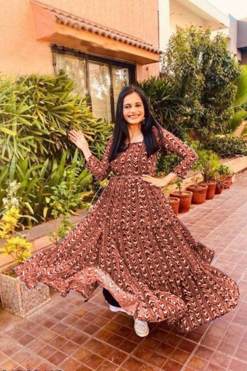 Ynf Georgette KESH559 306 Suits & Dresses Western Wears Festive Collections Wholesale Party Wear Dresses Printed Dresses Georgette Dresses Manufacturer