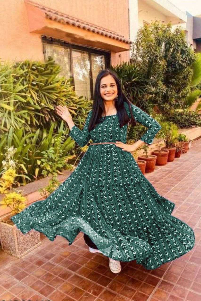 Ynf Georgette KESH559 306 Suits & Dresses Western Wears Festive Collections Wholesale Party Wear Dresses Printed Dresses Georgette Dresses Manufacturer