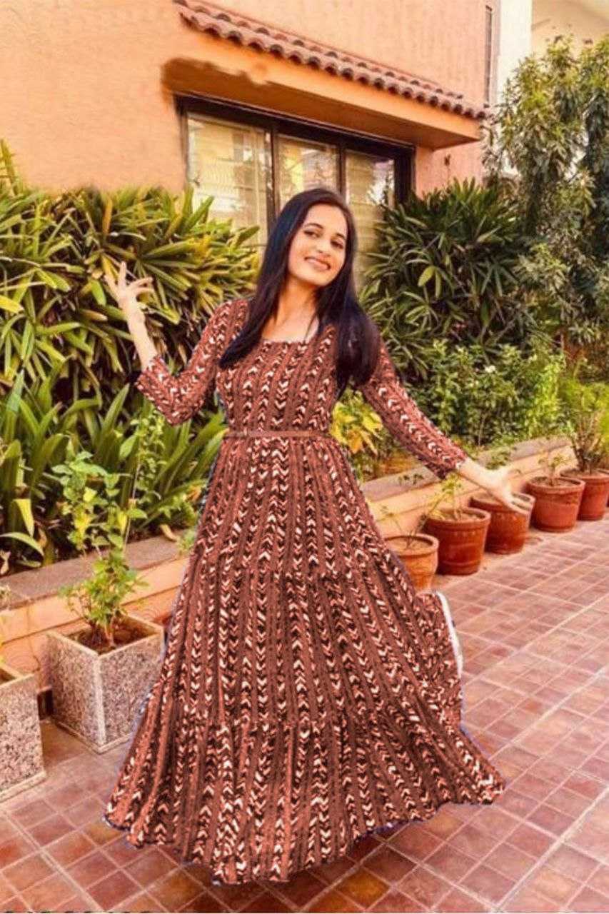 Ynf Georgette KESH559 306 Suits & Dresses Western Wears Festive Collections Wholesale Party Wear Dresses Printed Dresses Georgette Dresses Manufacturer