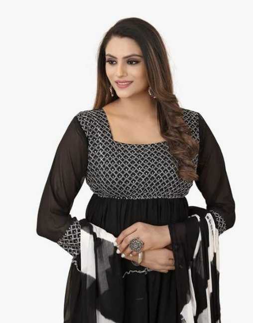 Ynf Georgette KESH559 327 Kurti Wholesale Kurti Bottom With Dupatta Embroidered Kurtis Manufacturer