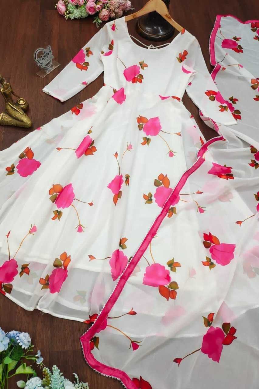 Ynf Georgette KESH559 337 Kurti Wholesale Anarkali Kurtis Georgette Kurti Manufacturer