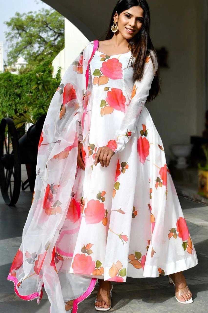 Ynf Georgette KESH559 337 Kurti Wholesale Anarkali Kurtis Georgette Kurti Manufacturer