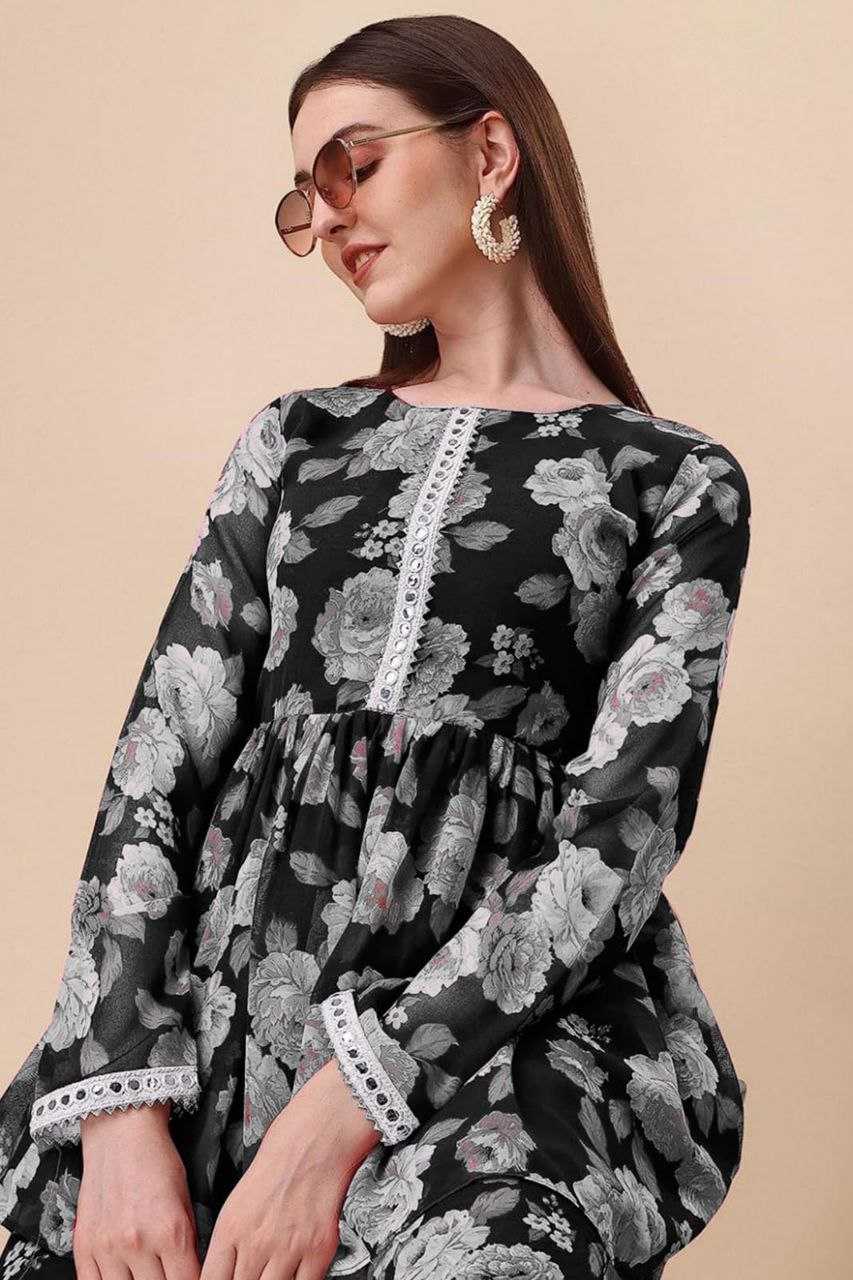 Ynf Georgette KESH559 349 Suits & Dresses Western Wears Festive Collections Wholesale Sharara Salwar Suits Printed Dresses Georgette Dresses Manufacturer