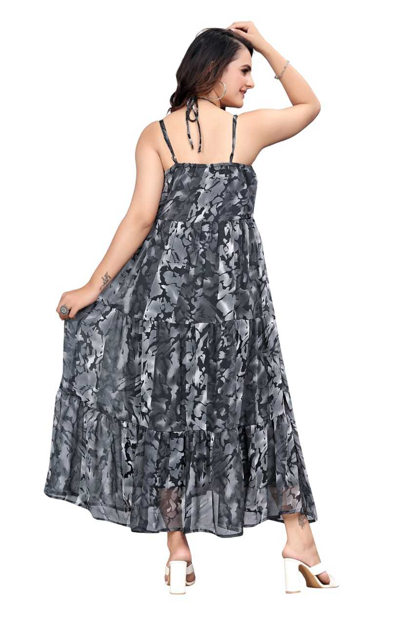 Ynf Georgette KESH559 354 Gowns Wholesale Printed Gowns Long Gowns Manufacturer