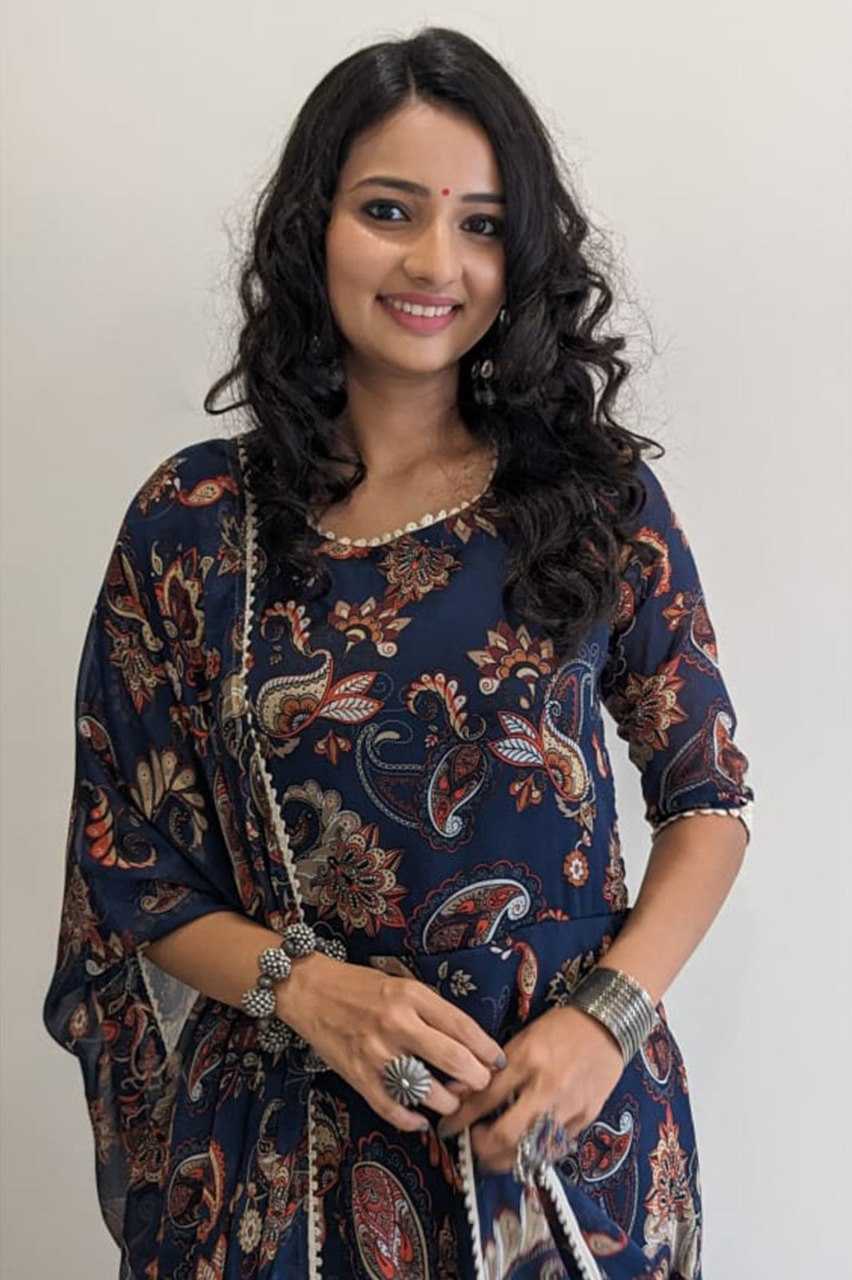 Ynf Georgette KESH559 361 Suits & Dresses Western Wears Festive Collections Wholesale Long Kurti Suits Printed Dresses Georgette Dresses Manufacturer