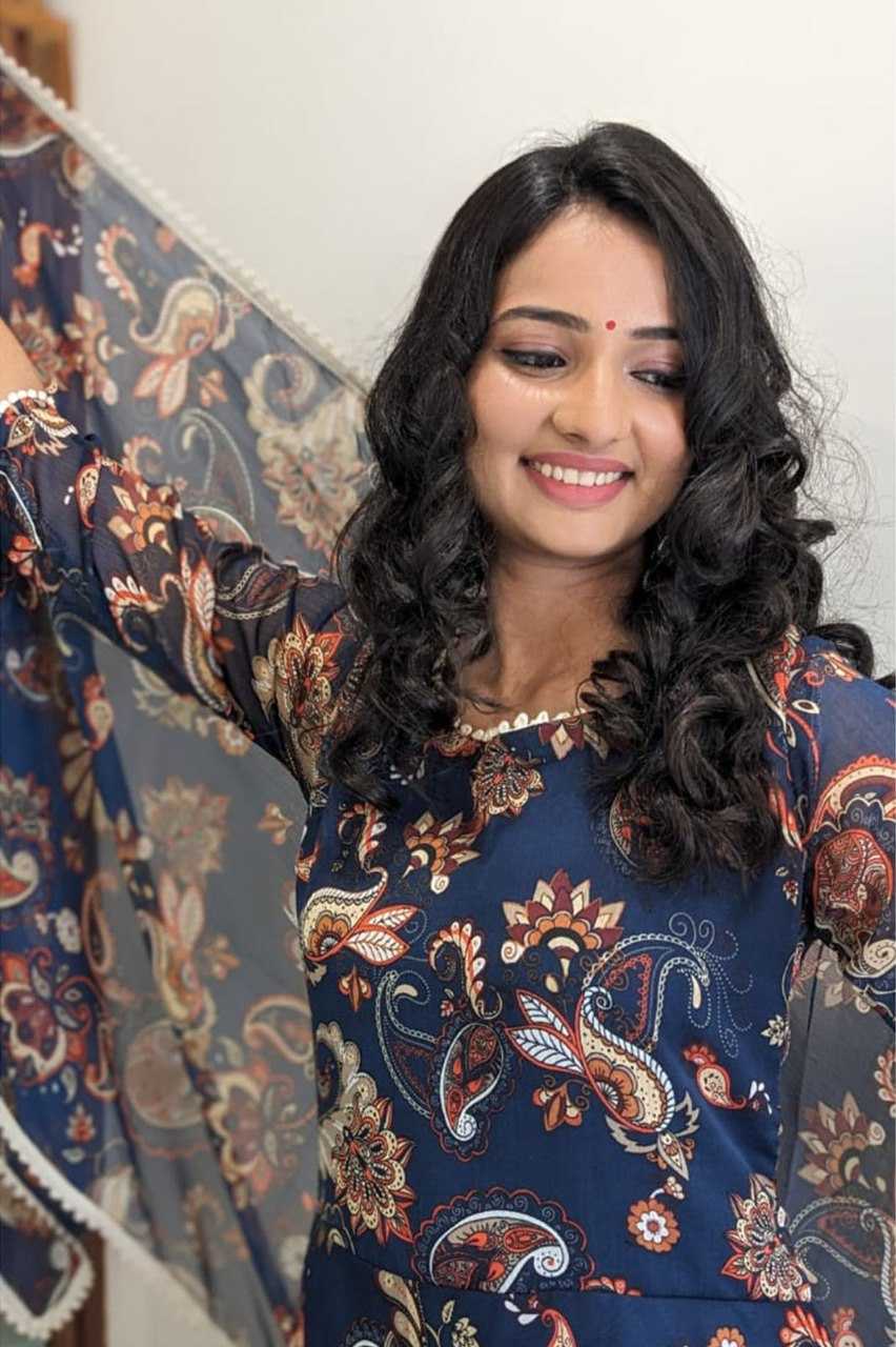 Ynf Georgette KESH559 361 Suits & Dresses Western Wears Festive Collections Wholesale Long Kurti Suits Printed Dresses Georgette Dresses Manufacturer