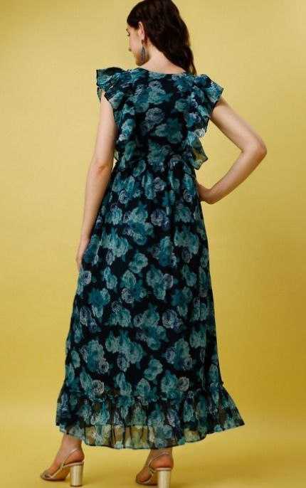 Ynf Georgette KESH559 365 Suits & Dresses Western Wears Festive Collections Wholesale Indo Western Dresses Printed Dresses Georgette Dresses Manufacturer