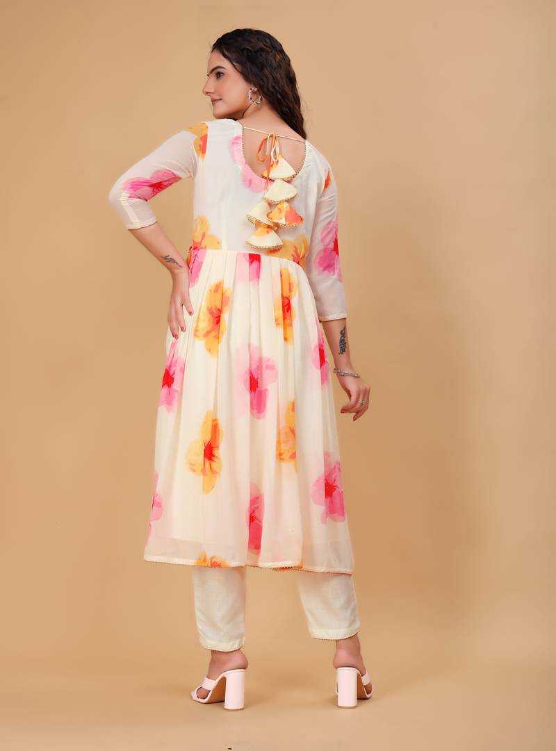 Ynf Georgette KESH559 712 Suits & Dresses Western Wears Festive Collections Wholesale Printed Suits Georgette Dresses Anarkali Dresses Manufacturer