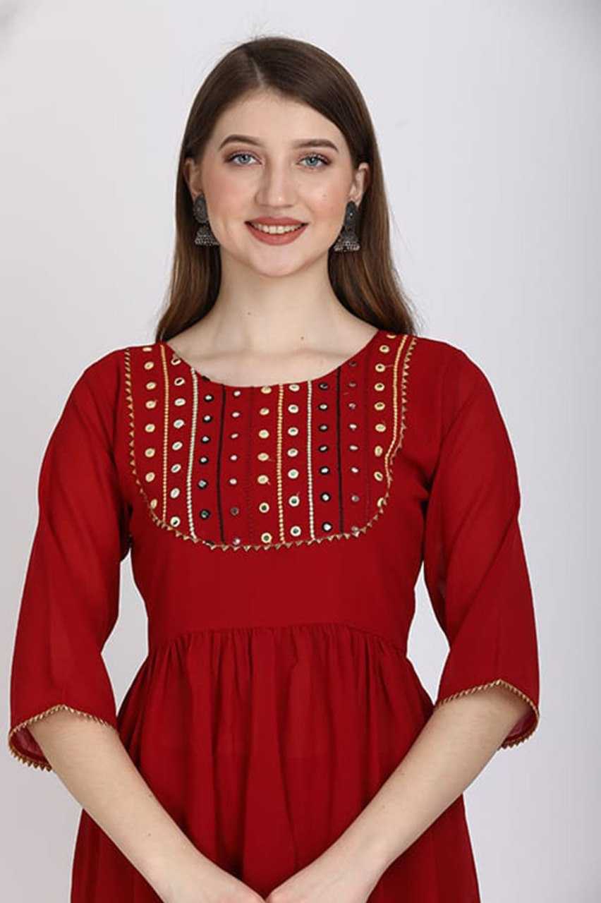 Ynf Georgette KESH559 kurta with sharara Suits & Dresses Wholesale Sharara Salwar Suits Embroidery Suits Manufacturer