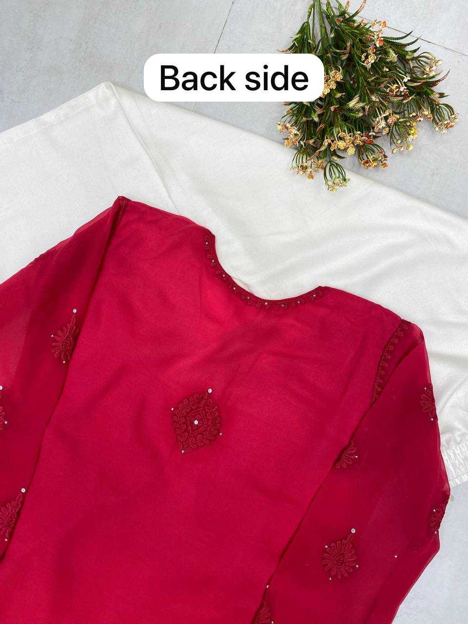 Ynf Georgette RIN110 306 Suits & Dresses Wedding Collections Festive Collections Wholesale Embroidery Suits Palazzo Suit Georgette Suit Manufacturer