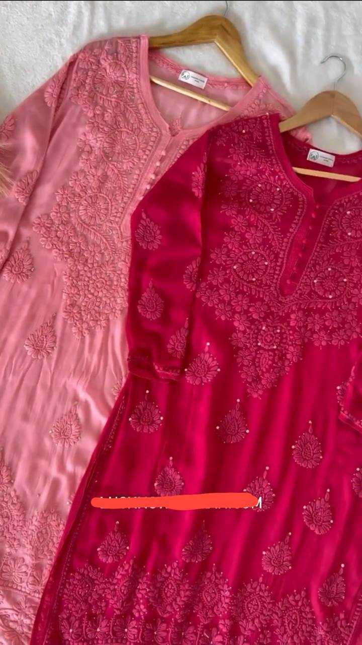 Ynf Georgette RIN110 306 Suits & Dresses Wedding Collections Festive Collections Wholesale Embroidery Suits Palazzo Suit Georgette Suit Manufacturer