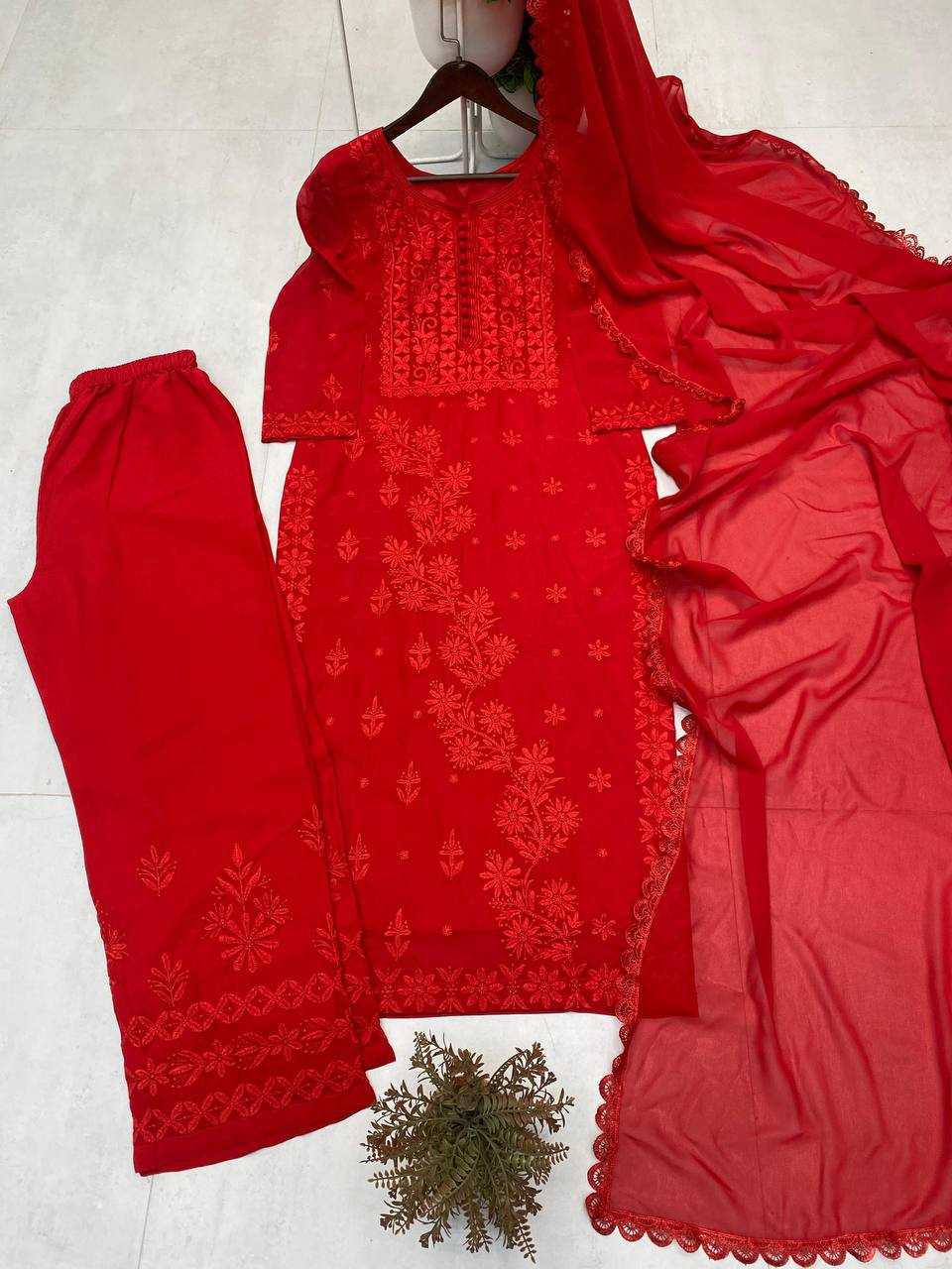 Ynf Georgette RIN110 324 Suits & Dresses Wedding Collections Festive Collections Wholesale Georgette Suit Designer Suits Embroidered Suits Manufacturer