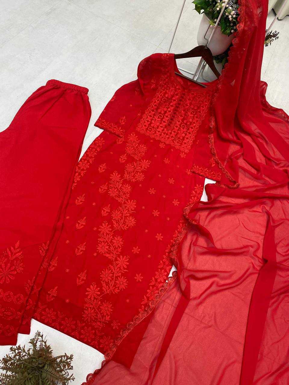 Ynf Georgette RIN110 324 Suits & Dresses Wedding Collections Festive Collections Wholesale Georgette Suit Designer Suits Embroidered Suits Manufacturer