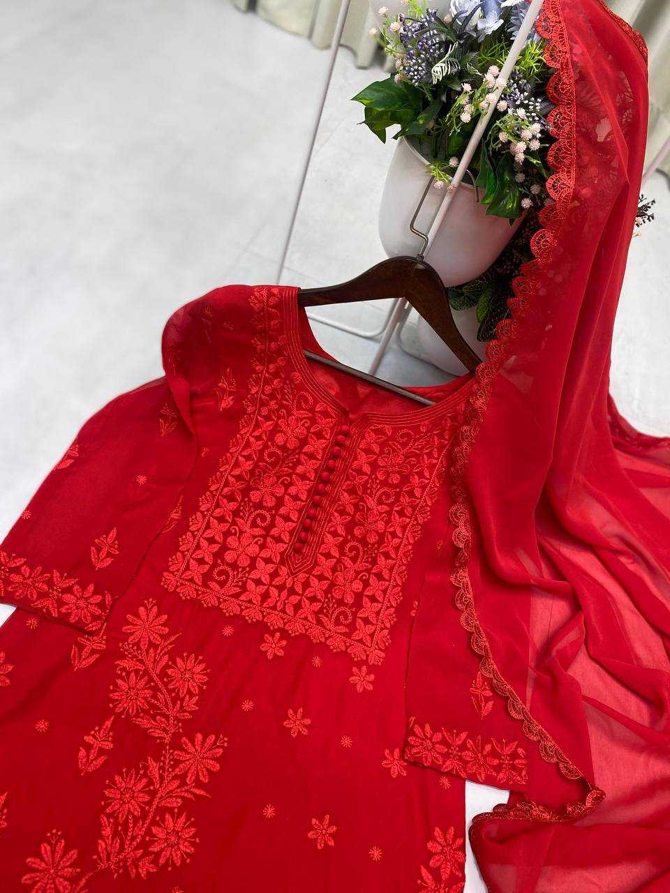 Ynf Georgette RIN110 324 Suits & Dresses Wedding Collections Festive Collections Wholesale Georgette Suit Designer Suits Embroidered Suits Manufacturer