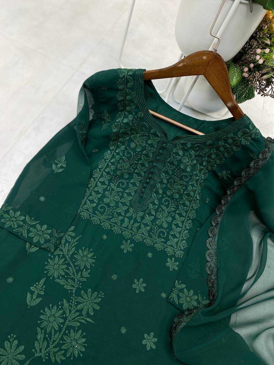 Ynf Georgette RIN110 324 Suits & Dresses Wedding Collections Festive Collections Wholesale Georgette Suit Designer Suits Embroidered Suits Manufacturer