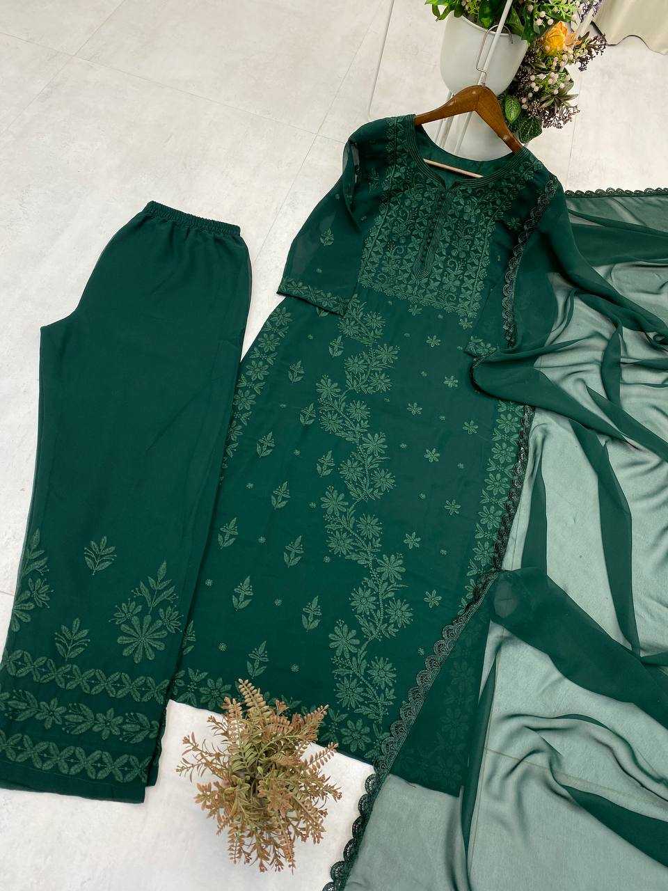 Ynf Georgette RIN110 324 Suits & Dresses Wedding Collections Festive Collections Wholesale Georgette Suit Designer Suits Embroidered Suits Manufacturer