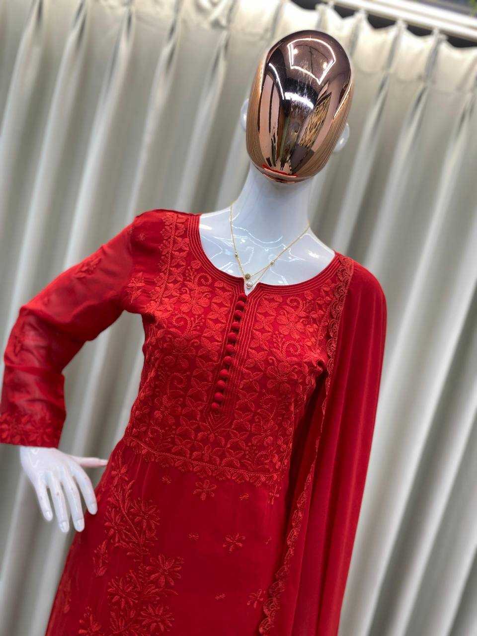 Ynf Georgette RIN110 324 Suits & Dresses Wedding Collections Festive Collections Wholesale Georgette Suit Designer Suits Embroidered Suits Manufacturer