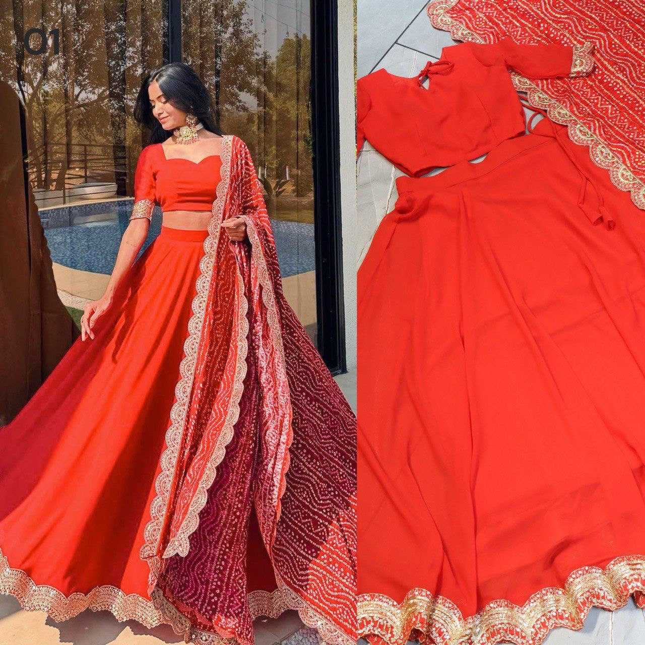 Ynf Georgette RIN119 7142 Lehengas Wholesale Fancy Lehenga Wedding Lehenga Georgette Lehenga Manufacturer