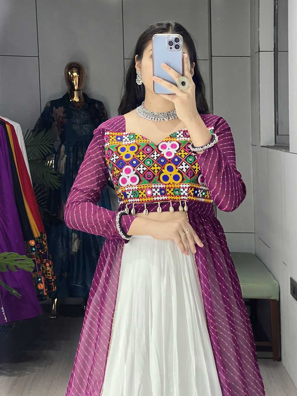 Ynf Georgette RIN119 8047 Festive Collections Wholesale Navratri Chaniya Choli Manufacturer