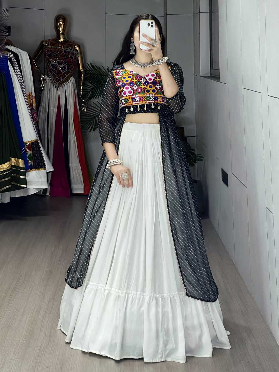 Ynf Georgette RIN119 8047 Festive Collections Wholesale Navratri Chaniya Choli Manufacturer