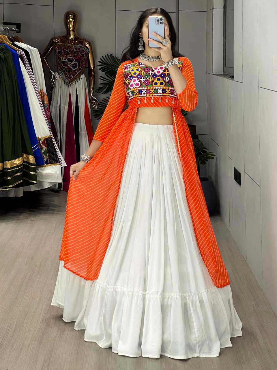 Ynf Georgette RIN119 8047 Festive Collections Wholesale Navratri Chaniya Choli Manufacturer