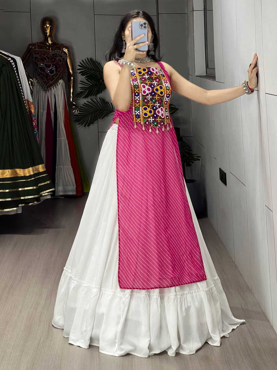Ynf Georgette RIN119 8047 Festive Collections Wholesale Navratri Chaniya Choli Manufacturer