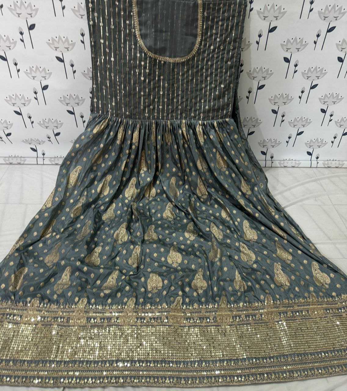 Ynf Georgette RIN131 5296 Suits & Dresses Wholesale Anarkali Suits Semi Stitched Suits Semi-Stitched Suits Manufacturer