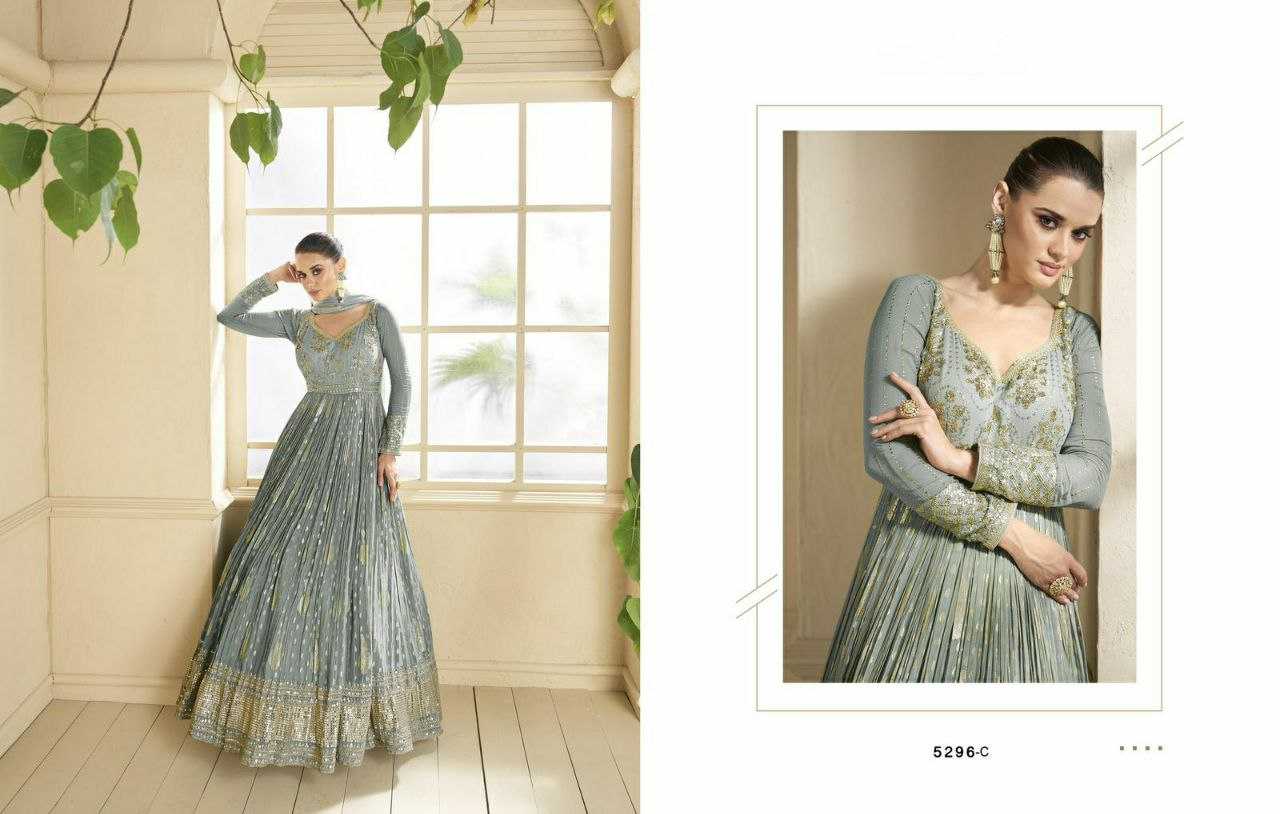 Ynf Georgette RIN131 5296 Suits & Dresses Wholesale Anarkali Suits Semi Stitched Suits Semi-Stitched Suits Manufacturer