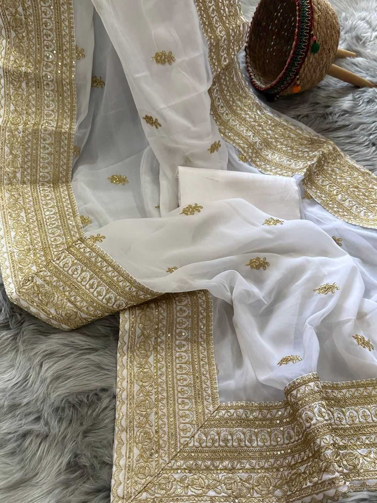 Ynf Georgette RIN134 0196 Sarees Wholesale Designer Sarees Georgette Sarees Embroidered Sarees Manufacturer
