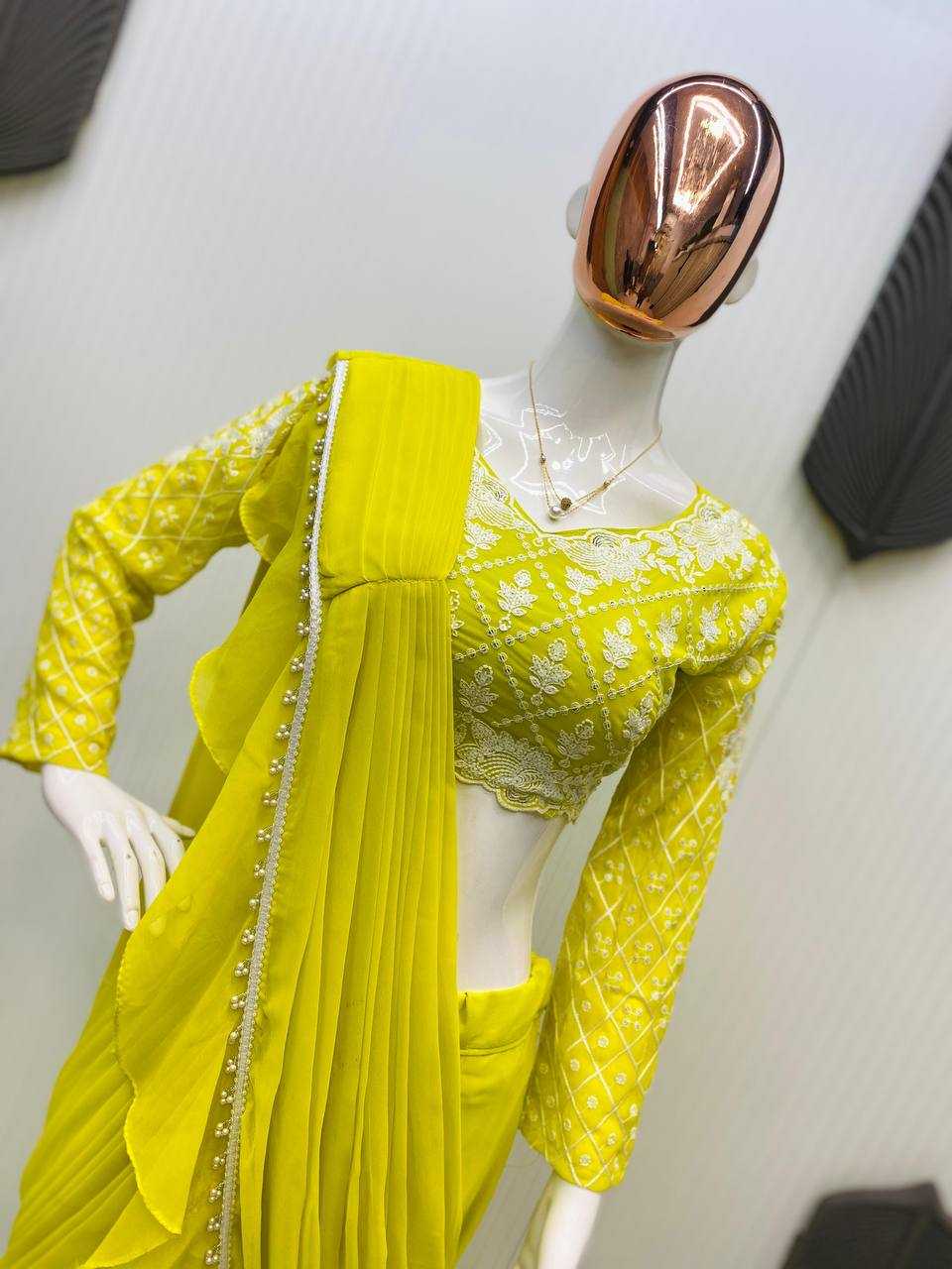 Ynf Georgette RIN141 1962 Sarees Wedding Collections Festive Collections Wholesale Designer Sarees Georgette Sarees Sarees With Blouse Manufacturer